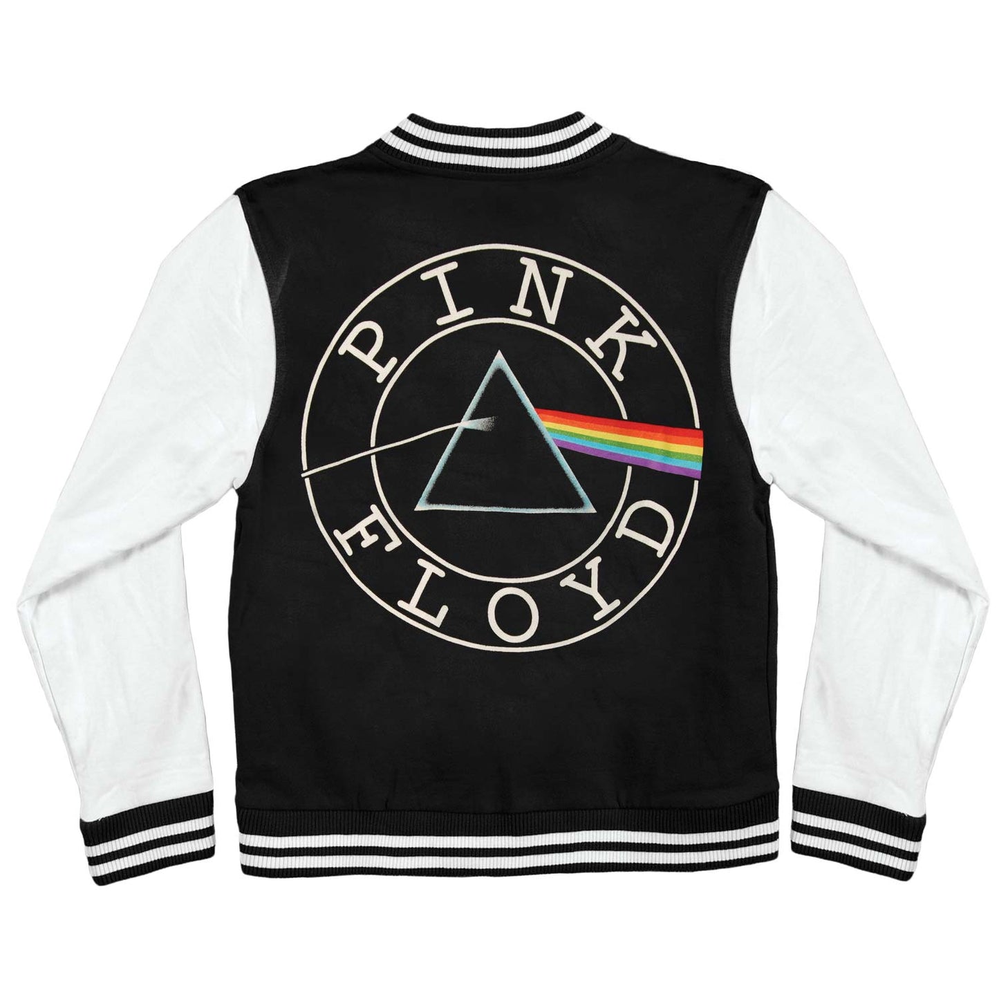 Dark Side Of The Moon Circle Logo (Back Print) Varsity Jacket
