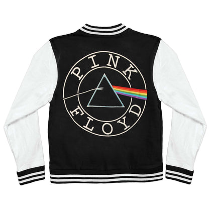 Dark Side Of The Moon Circle Logo (Back Print) Varsity Jacket