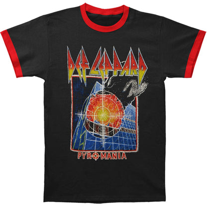 Pyromania Mens Ringer T Slim Fit T-shirt