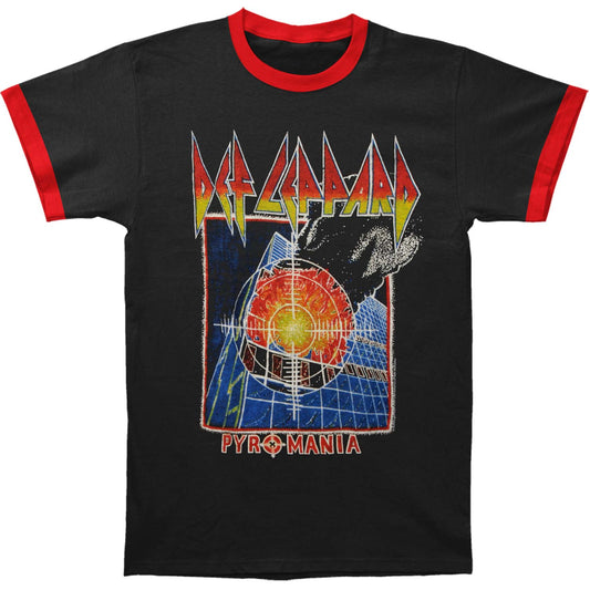 Pyromania Mens Ringer T Slim Fit T-shirt