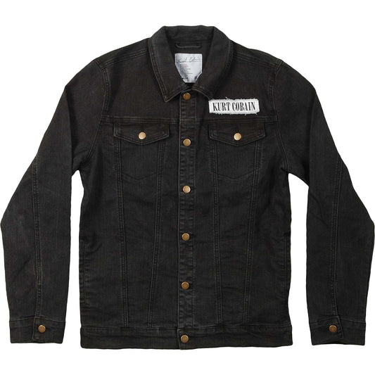 Kurt Cobain Photo Patch Denim Jacket Denim Jacket