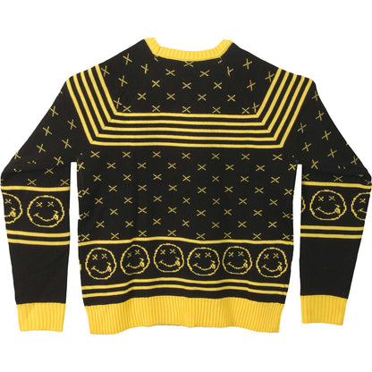Nirvana Smiley Pattern Sweater Sweatshirt