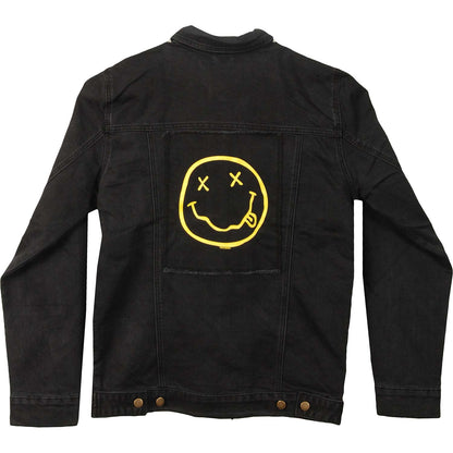 Smile Patches Denim Jacket Denim Jacket
