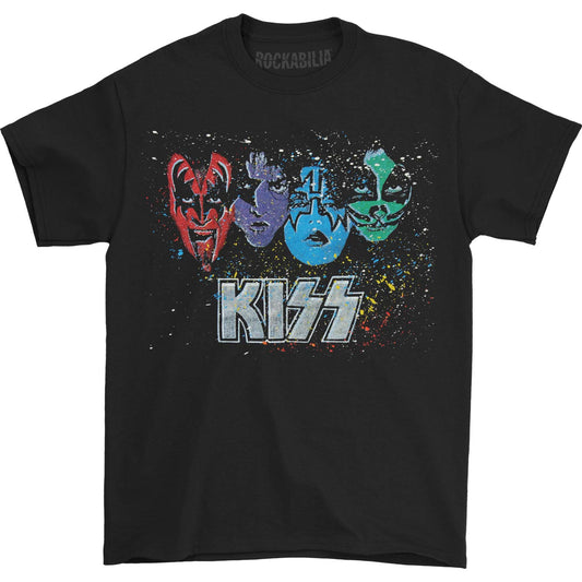 KISS Stephen Fishwick Men's "Face Off Multi Colored" T-shirt