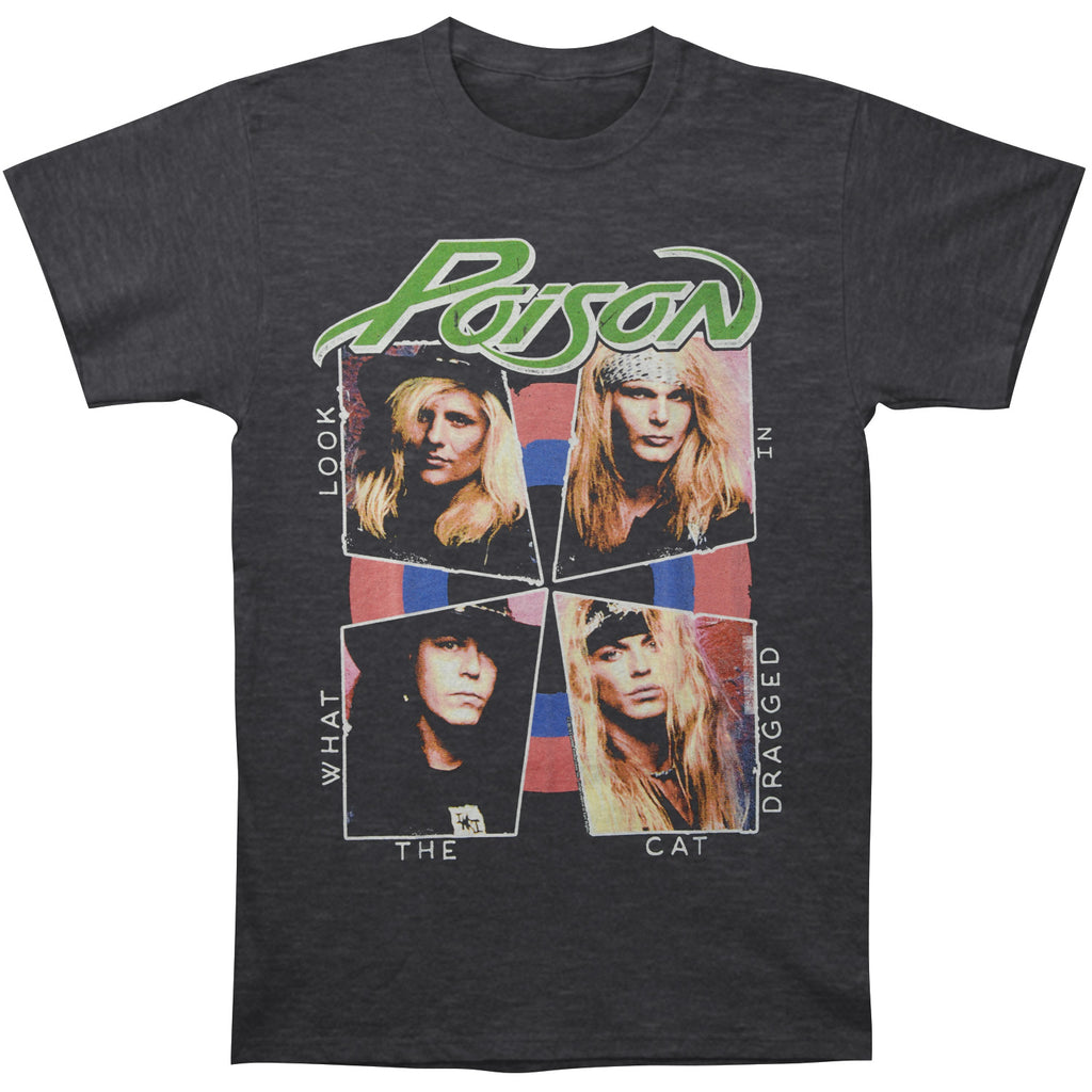 Poison Cat Dragged In Slim Fit T-shirt 334051 | Rockabilia Merch Store