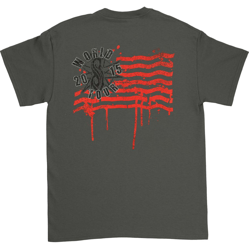 Slipknot Flag 2015 World Tour Tee T-shirt 334710 | Rockabilia Merch Store