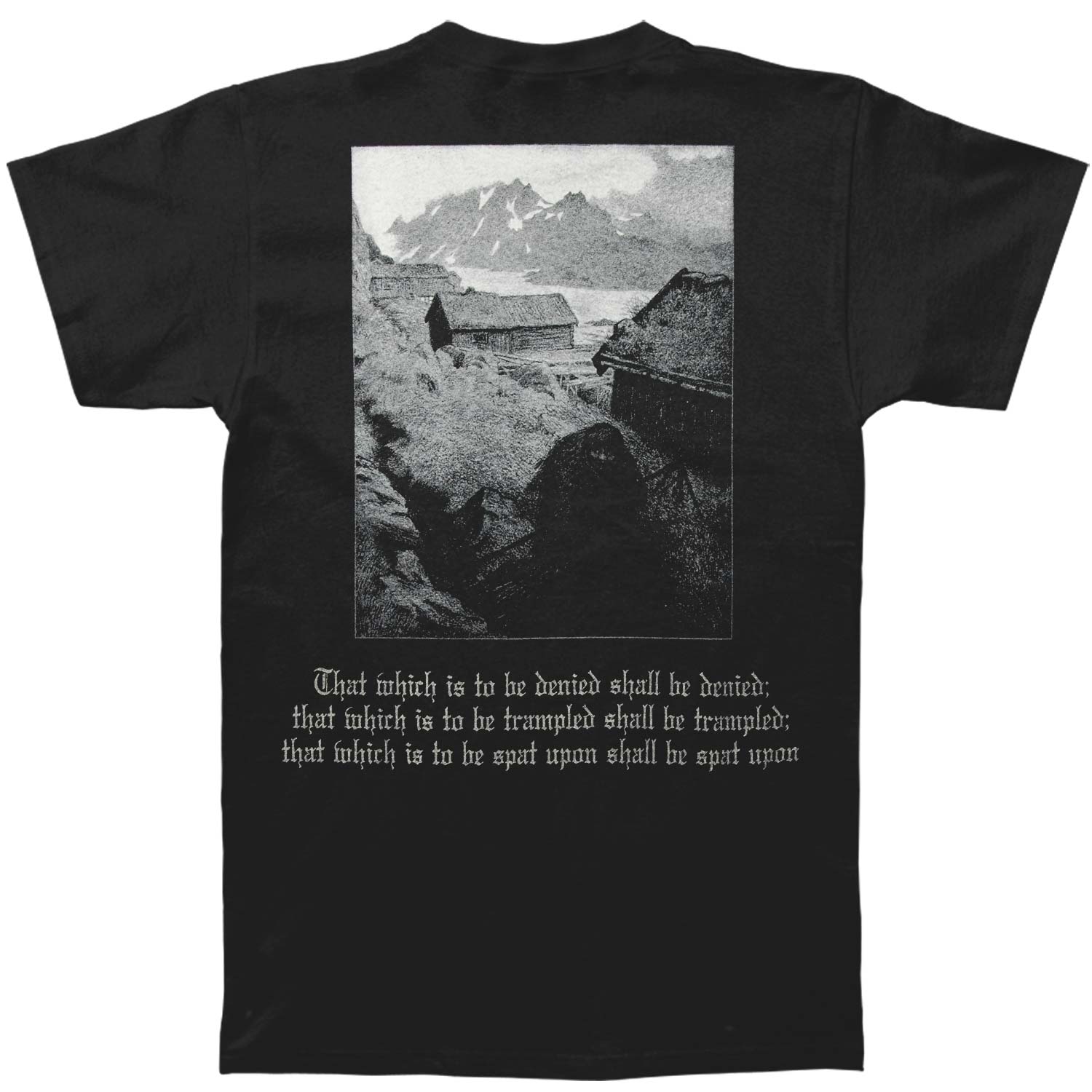 Burzum Hvis Lyset Tar Oss T-shirt | Burzum Merch Store