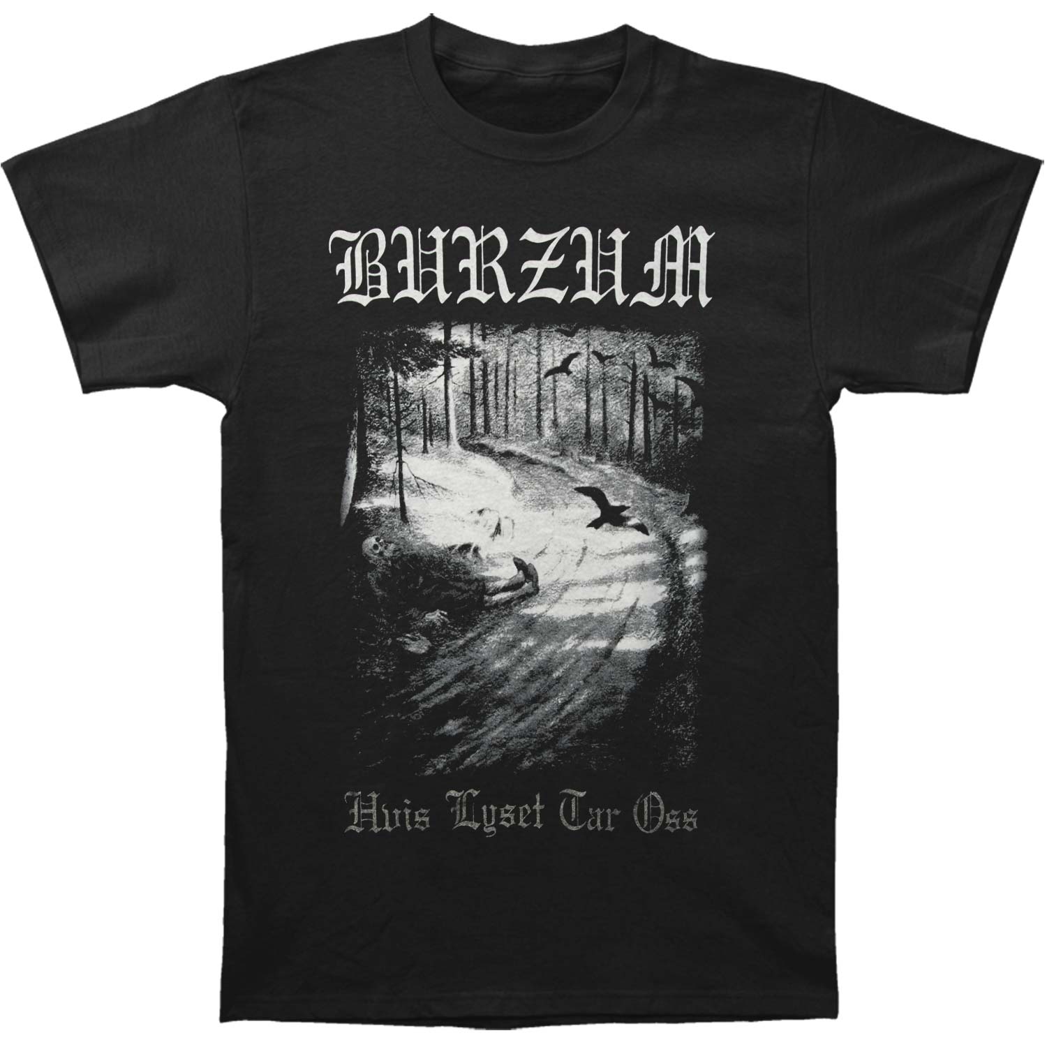 Burzum Hvis Lyset Tar Oss T-shirt | Burzum Merch Store