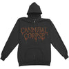 Skeletal Domain Zippered Hooded Sweatshirt