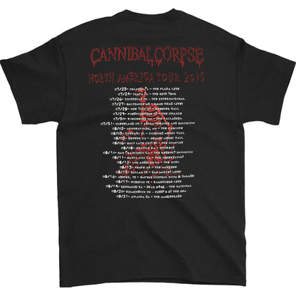 Cannibal Corpse Logo Summer Tour 2016 T-shirt