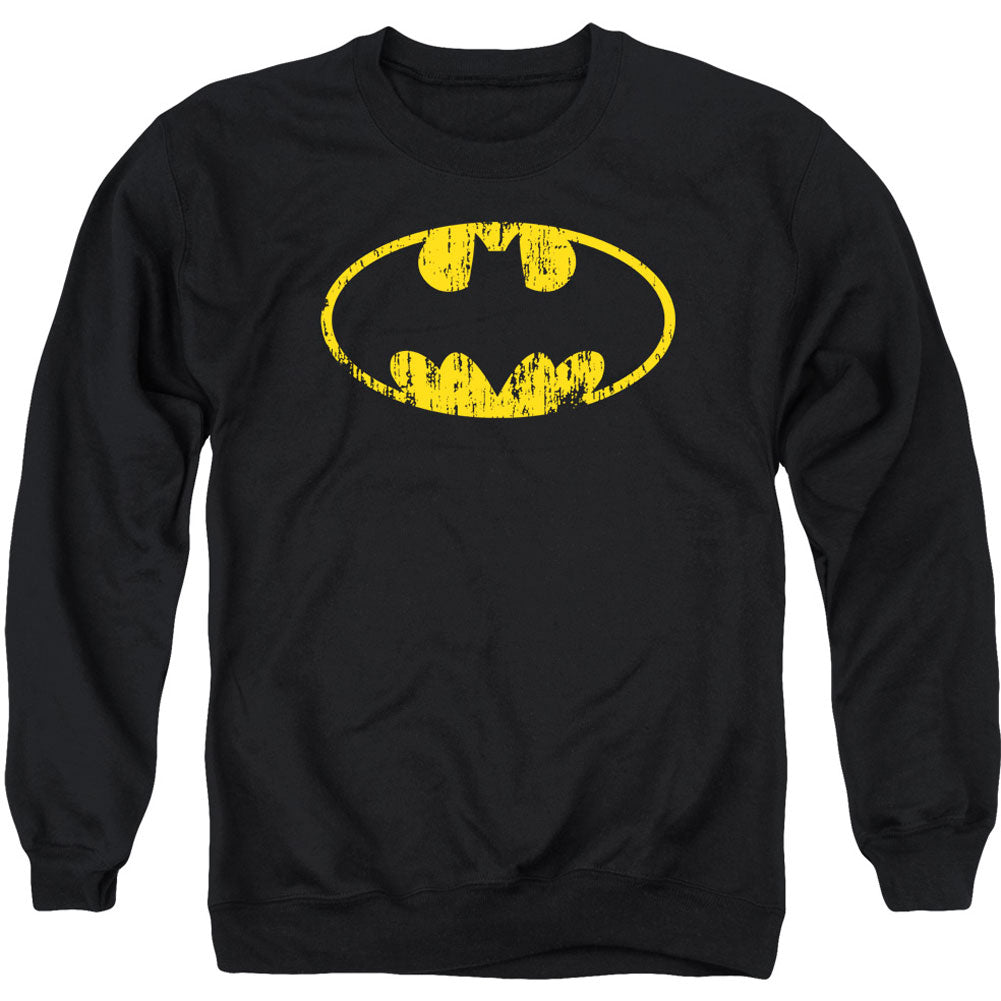 Batman Classic Logo Distressed Adult Sweatshirt