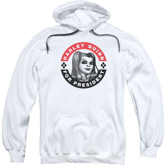 Batman Batman Harley President Circle Adult 25% Poly Hooded Sweatshirt