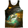 Battle Ships 100% Poly Front/Back Print Mens Tank