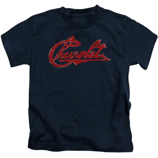 Chevy Chevrolet Script Distressed Juvenile Childrens T-shirt