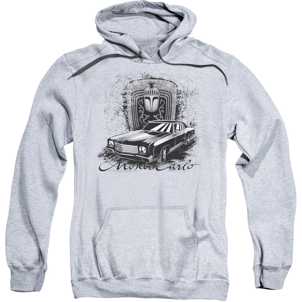 Chevy Monte Carlo Drawing Adult 25% Poly Hooded Sweatshirt
