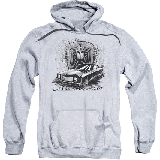 Chevy Chevy Monte Carlo Drawing Adult 25% Poly Hooded Sweatshirt