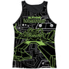 Robot Black Back Mens Tank