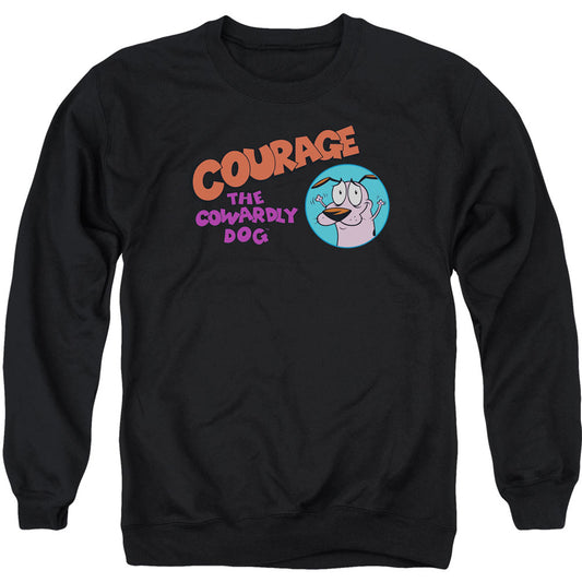 Courage The Cowardly Dog Courage Logo Adult Sweatshirt
