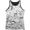 Brawl Black Back Mens Tank