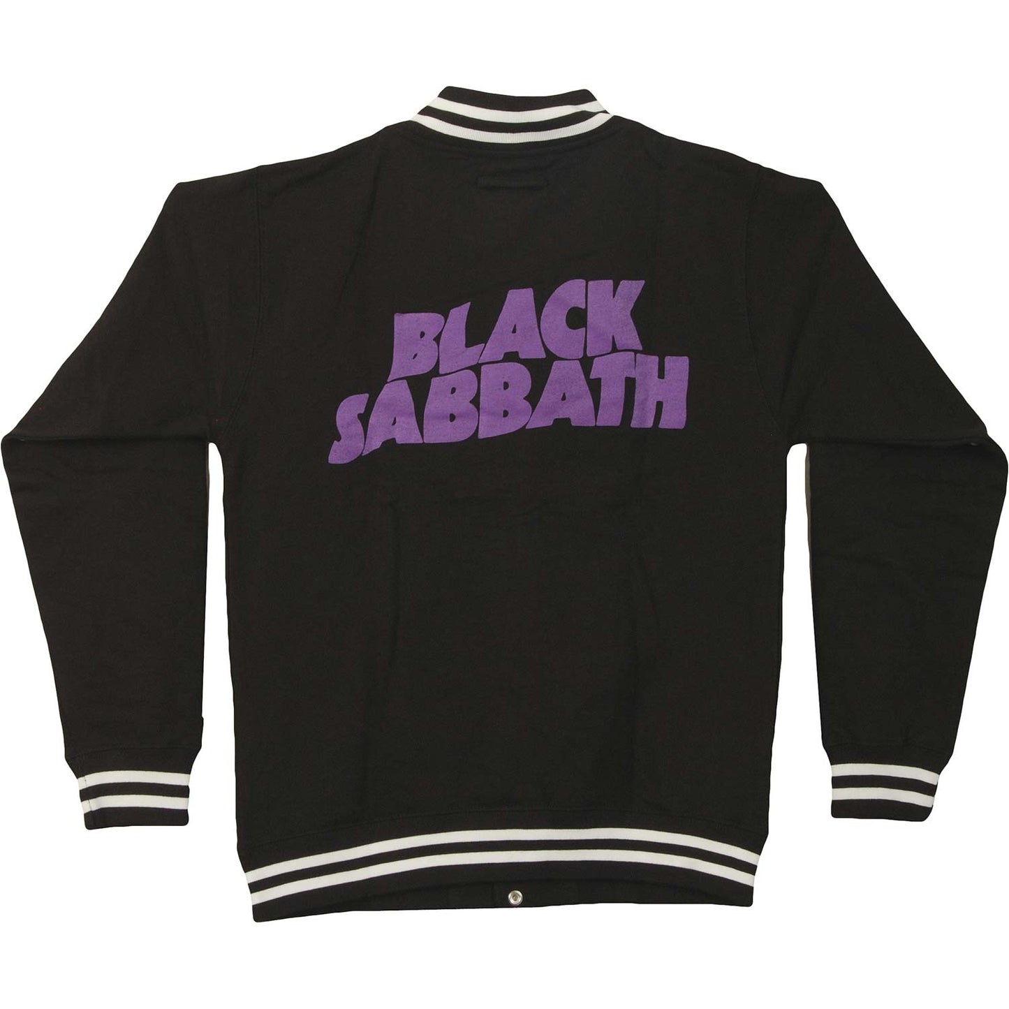 Black Sabbath Wavy Logo (Back Print) Varsity Jacket