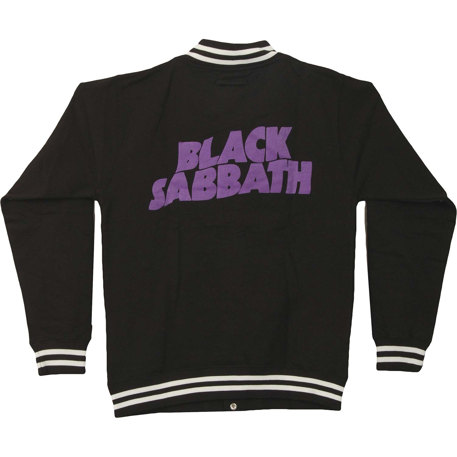 Black Sabbath Wavy Logo (Back Print) Varsity Jacket