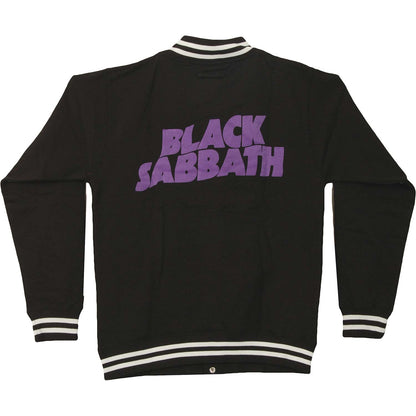 Black Sabbath Wavy Logo (Back Print) Varsity Jacket