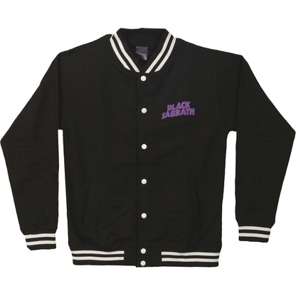 Black Sabbath Wavy Logo (Back Print) Varsity Jacket