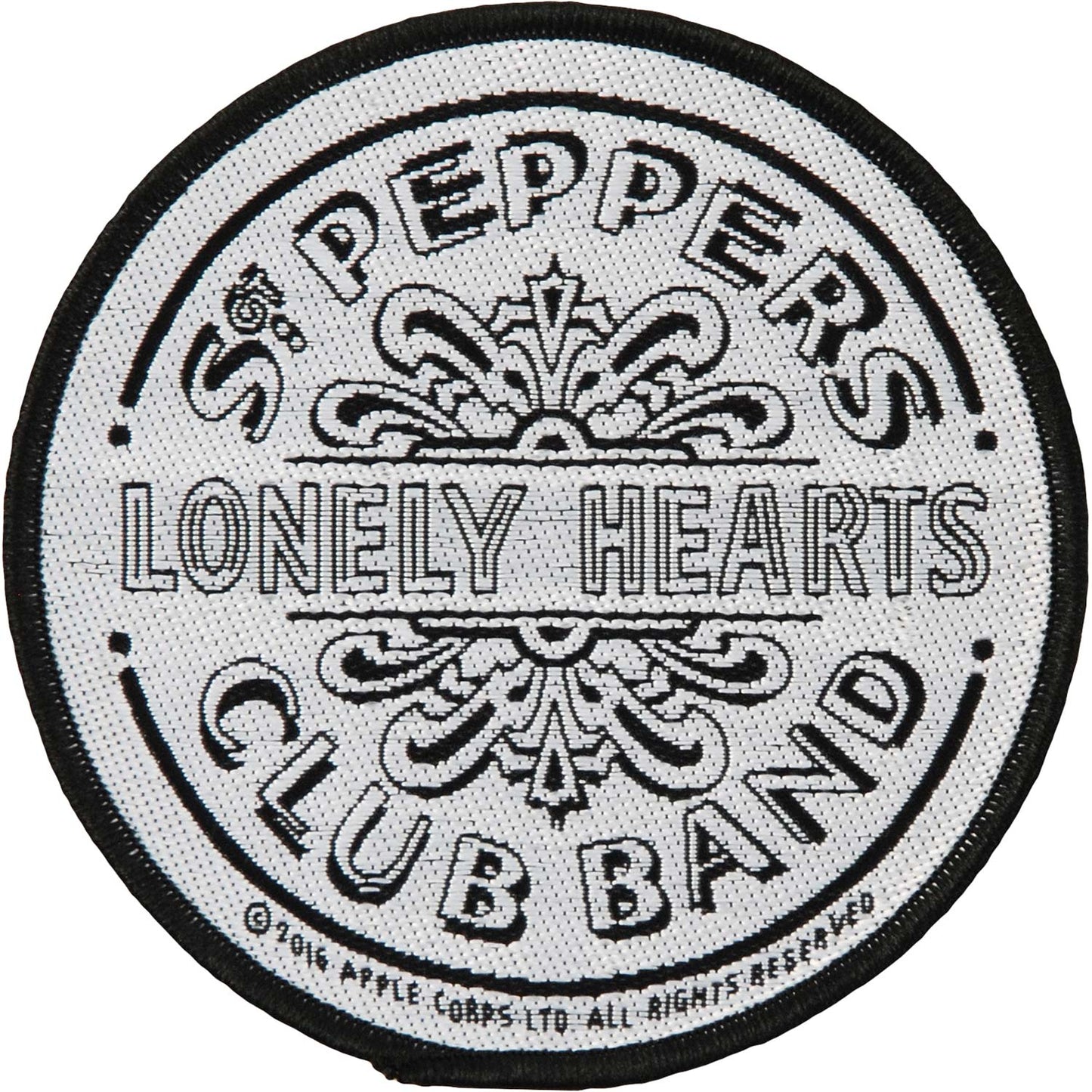 Beatles Sgt Pepper Drum Woven Patch
