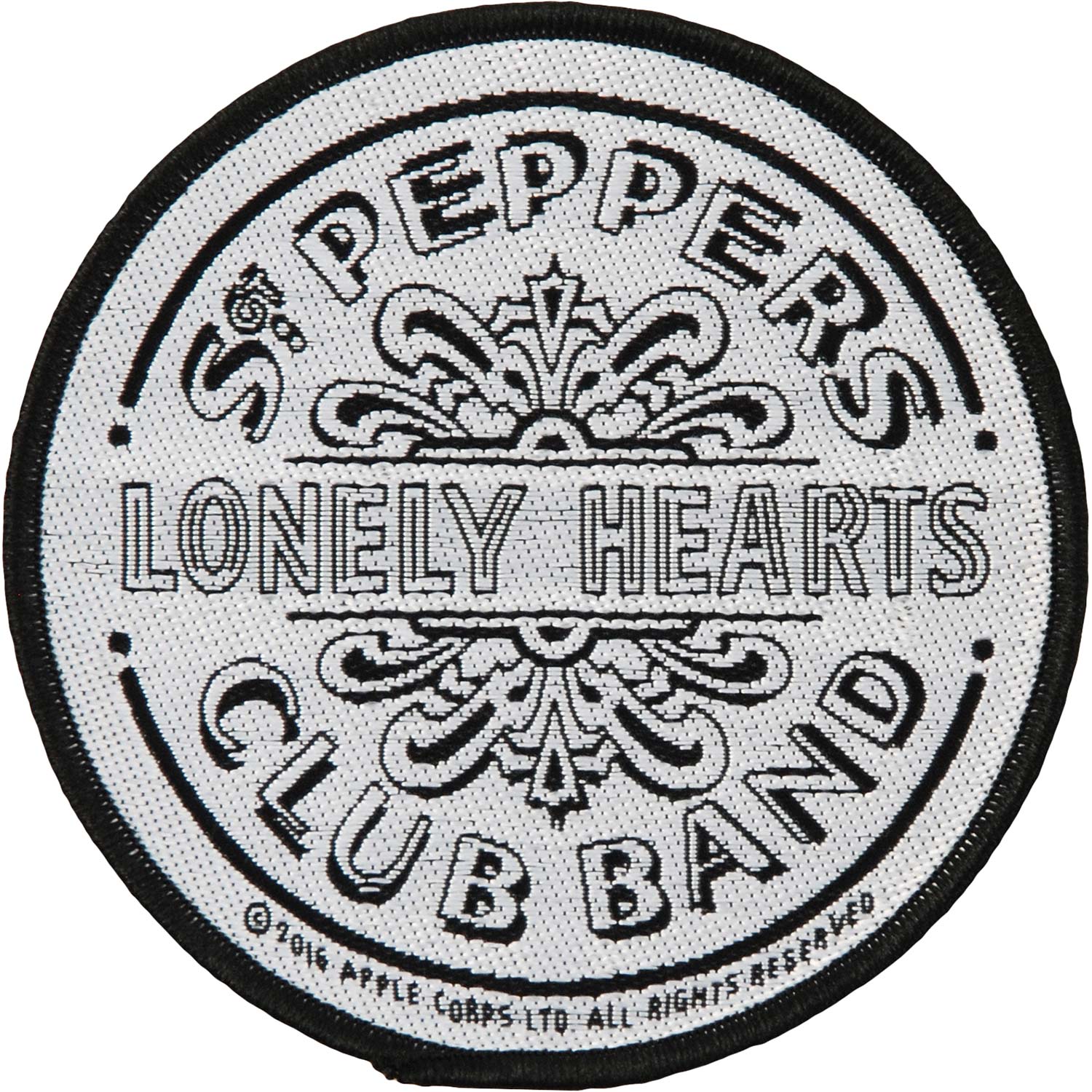 Beatles Sgt Pepper Drum Woven Patch