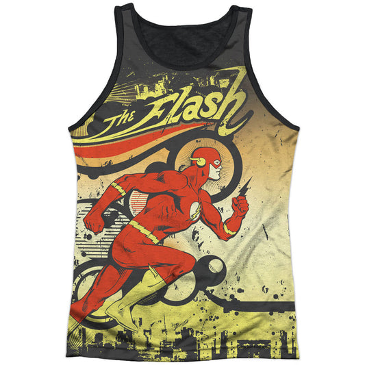Just Passing Through Black Back Mens Tank