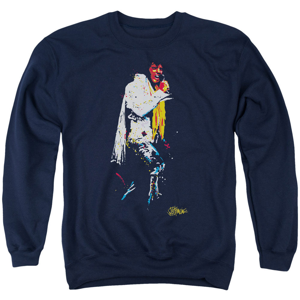 Elvis Presley Yellow Scarf Adult Sweatshirt