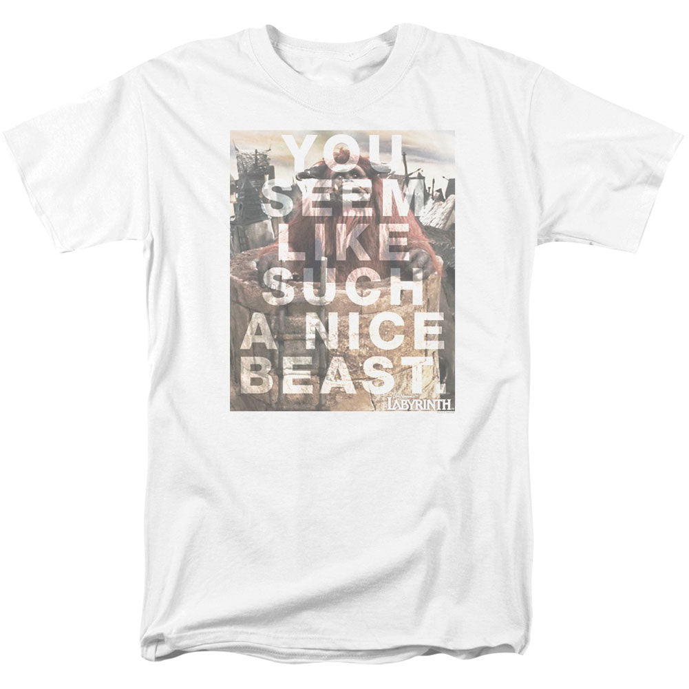 Labyrinth Nice Beast Adult T-shirt