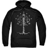 Tree Of Gondor Adult 25% Poly Hooded Sweatshirt