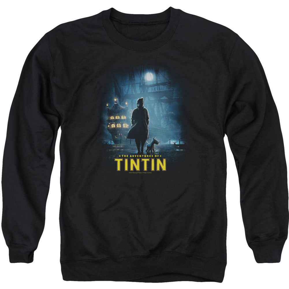 Tintin Title Poster Adult Sweatshirt