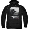 Foggy Night Adult 25% Poly Hooded Sweatshirt