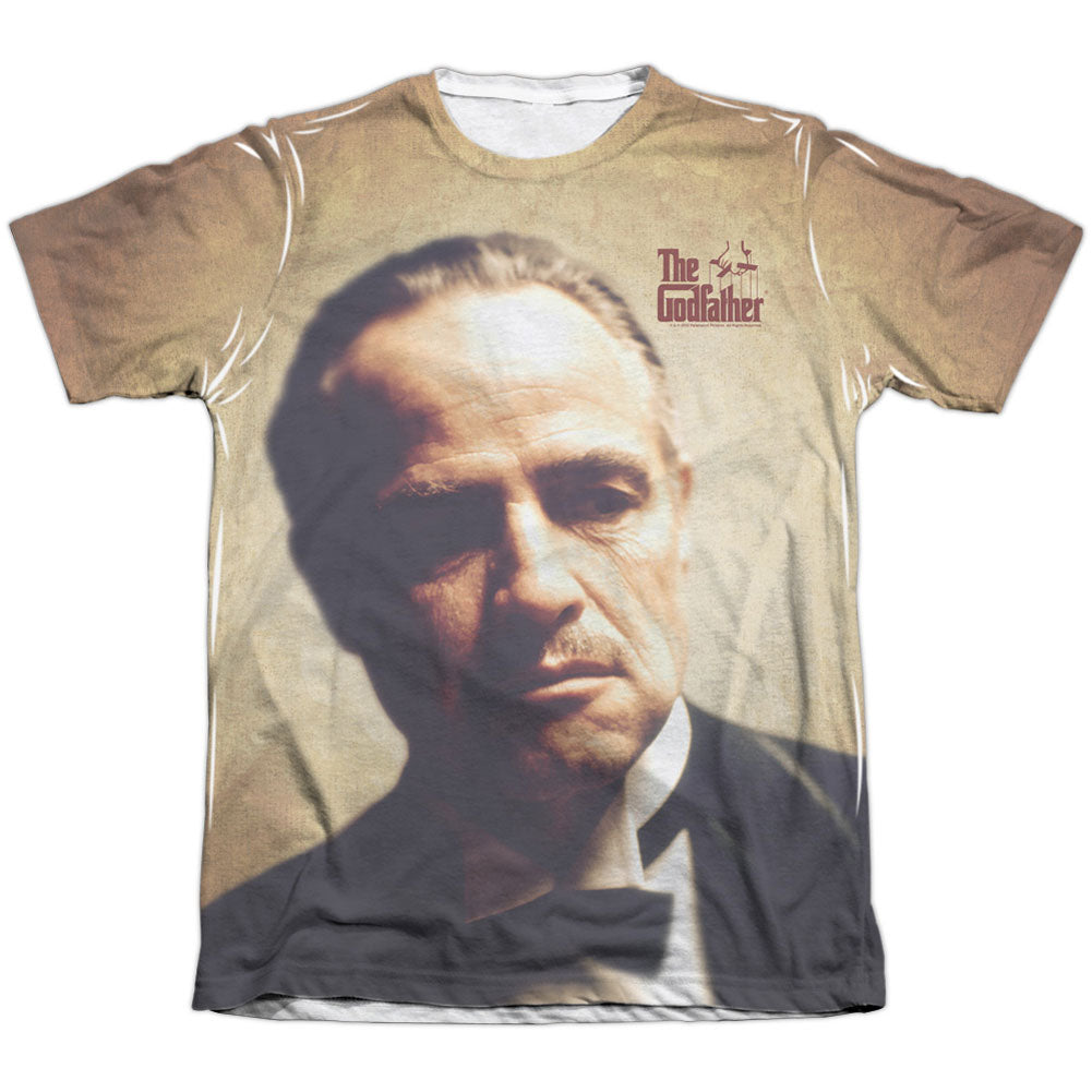 Godfather Vito Corleone 65% Poly Front/Back Print Sublimation T-shirt