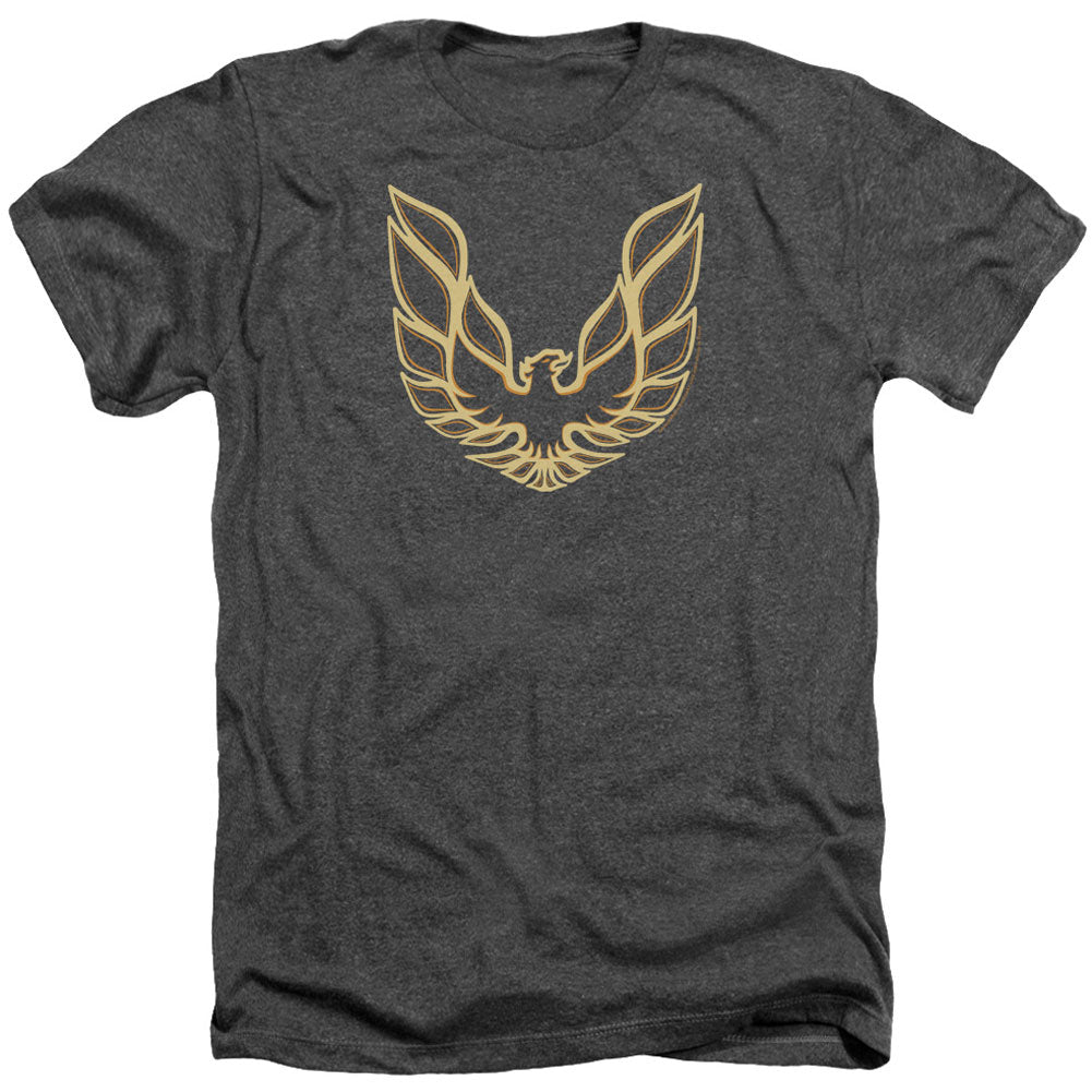 Pontiac Iconic Firebird Adult Heather 40% Poly T-shirt
