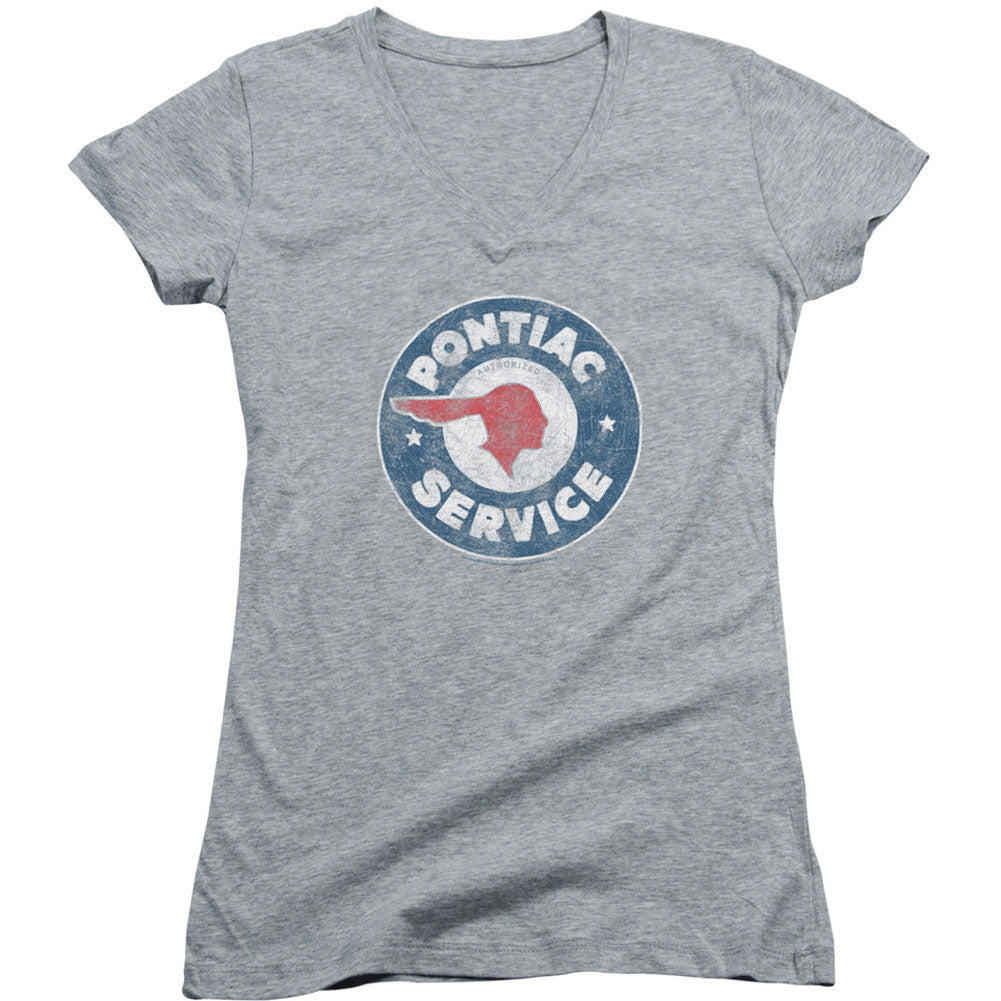 Vintage Pontiac Service Cap Sleeve Junior Top