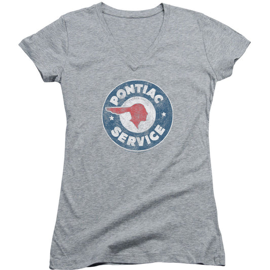 Vintage Pontiac Service Cap Sleeve Junior Top