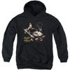 Night Moves Youth 50% Poly Hooded Sweatshirt