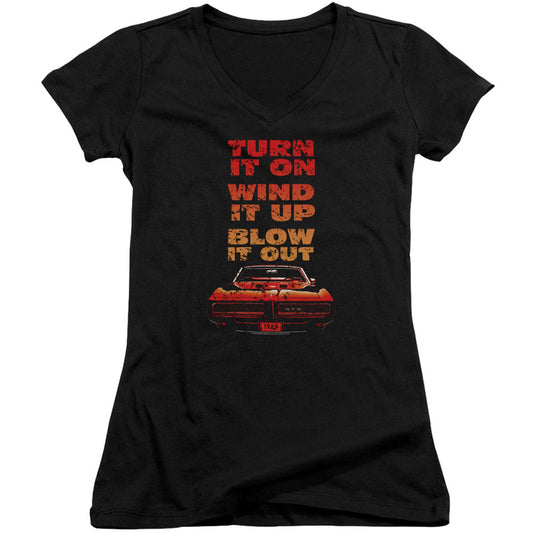 Blow It Out Gto Cap Sleeve Junior Top