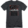 Gto Flames Adult Slim Fit Slim Fit T-shirt