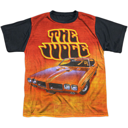 The Judge Youth Black Back 100% Poly Sublimation T-shirt