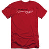 Red Pontiac Racing Premium Canvas Brand Slim Fit T-shirt