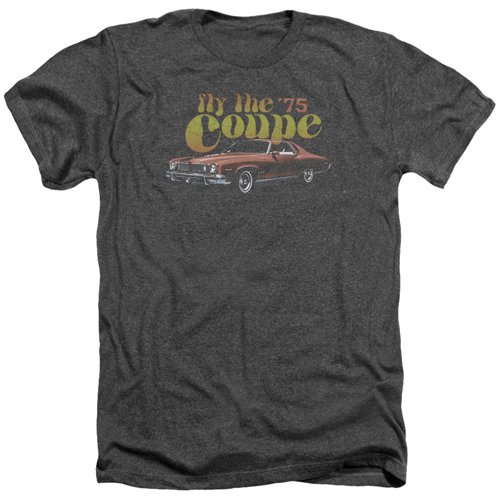 Pontiac Fly The Coupe Adult Heather 40% Poly T-shirt