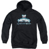 Silver Grand Am Youth 50% Poly Hooded Sweatshirt