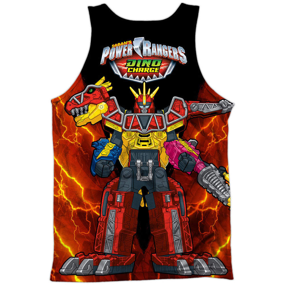 Zord Power 100% Poly Front/Back Print Mens Tank