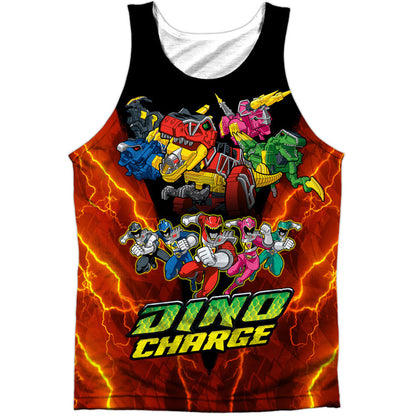 Zord Power 100% Poly Front/Back Print Mens Tank