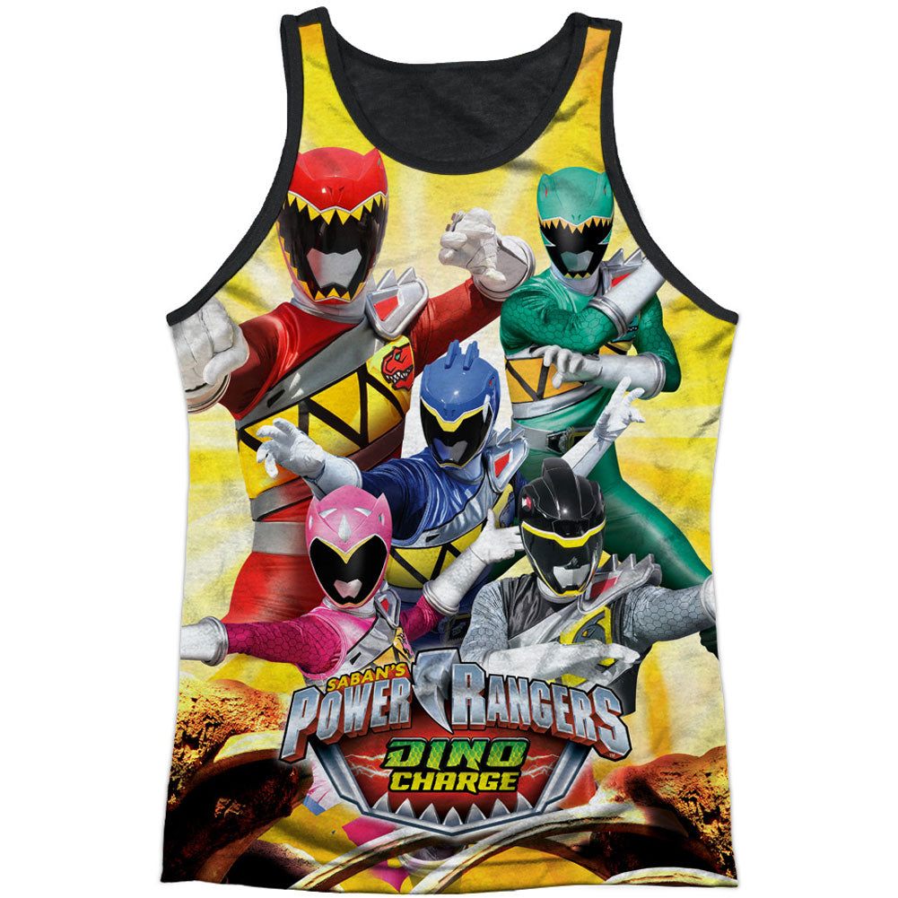 Power Rangers Charged For Battle Black Back Mens Tank 348095 ...