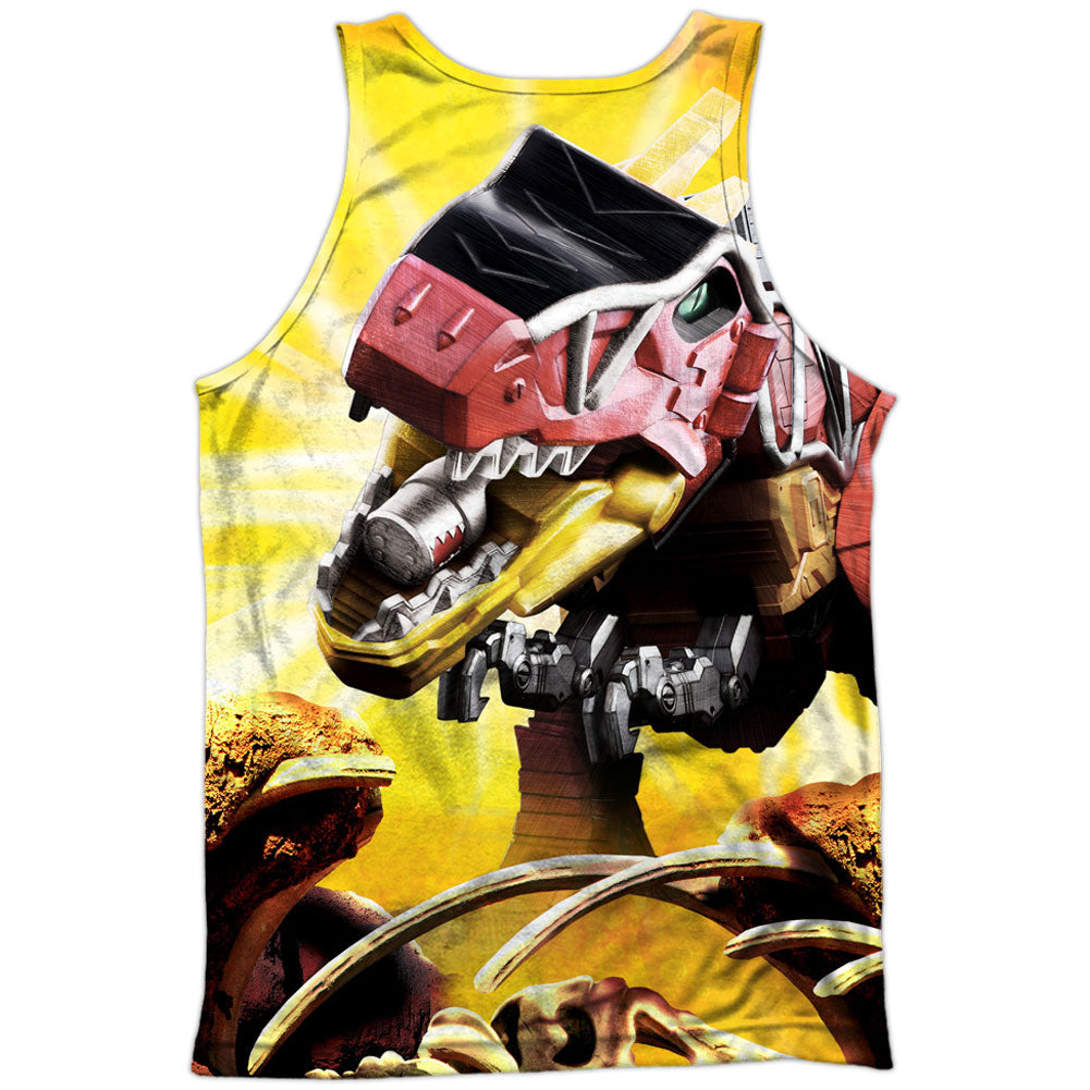 Power Rangers Charged For Battle 100% Poly Front/Back Print Mens Tank ...
